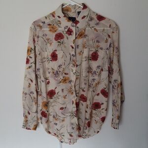Floral Button-up